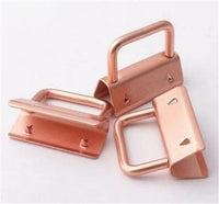 Rose Gold Key Fob Tail Clip Hardware