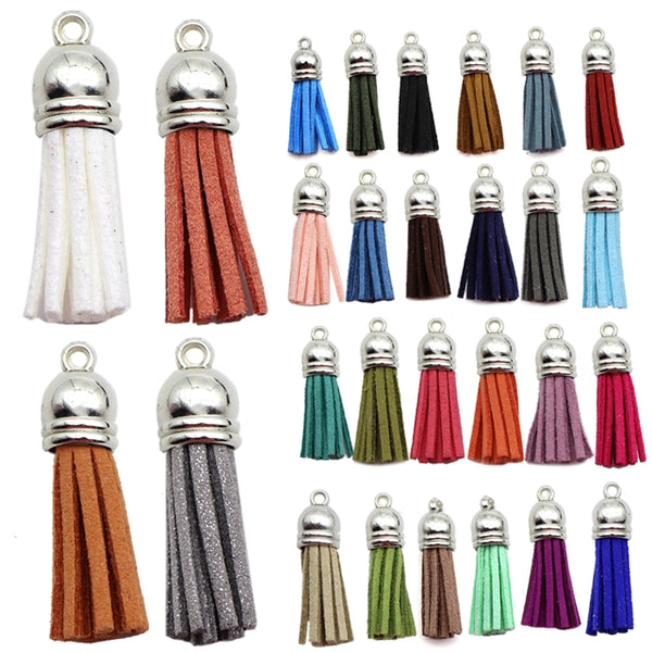 Tassel Accessories with Silver Tops